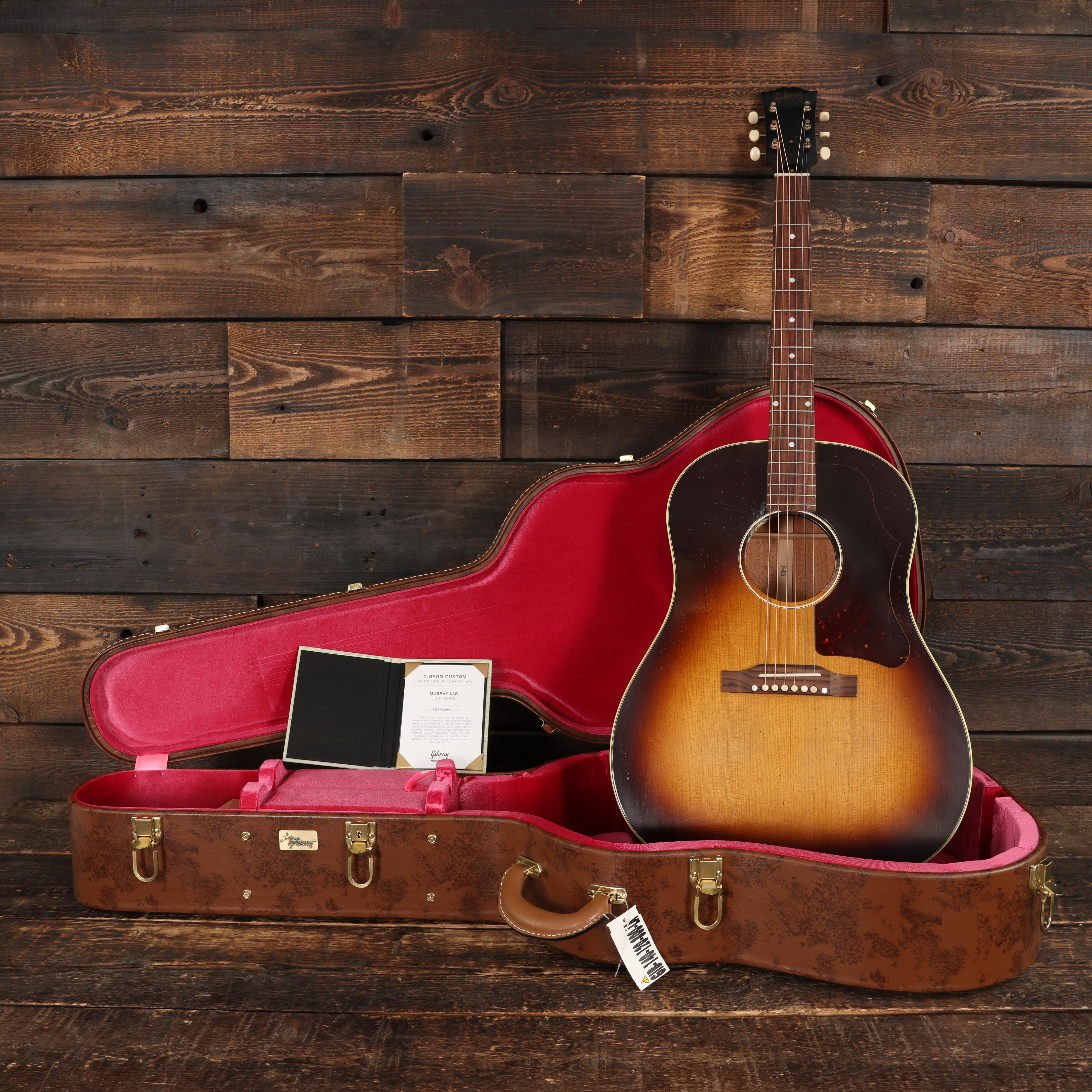 Gibson Custom Shop 1955 J-45 Acoustic Guitar in Light Aged Vintage